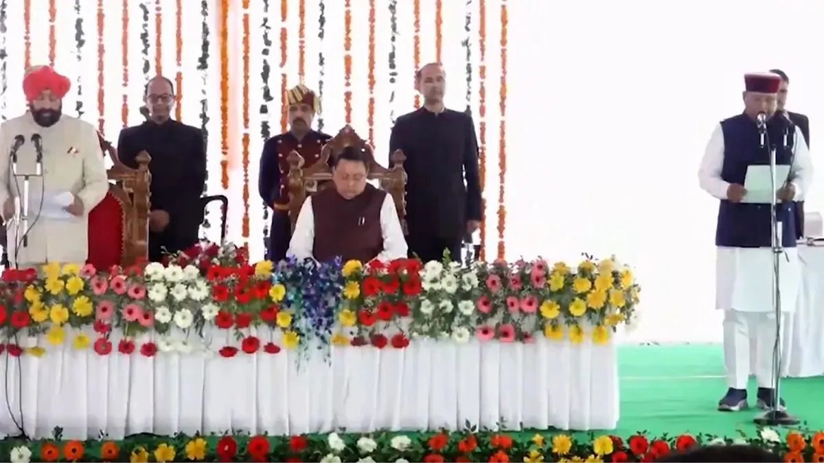 धामी सरकार ने किया कैबिनेट विस्तार।- India TV Hindi