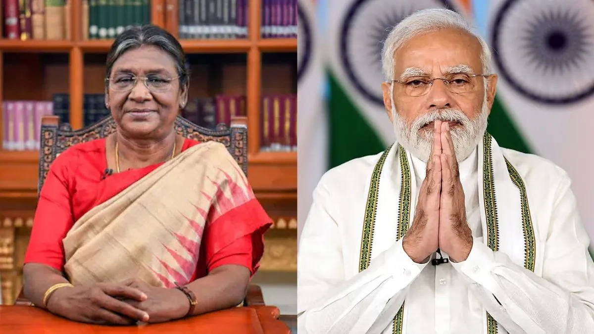 राष्ट्रपति मुर्मू और पीएम मोदी। - India TV Hindi