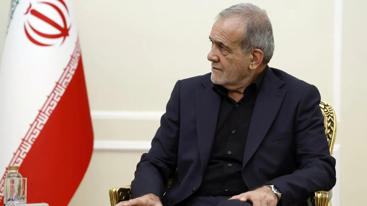 ईरान के राष्ट्रपति मसूद पेजेश्कियन। - India TV Hindi