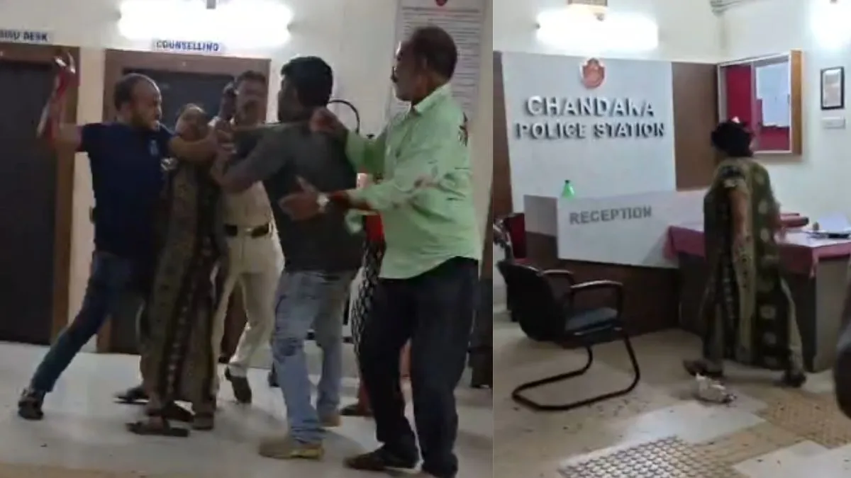 थाने के अंदर हुई चाकूबाजी।- India TV Hindi