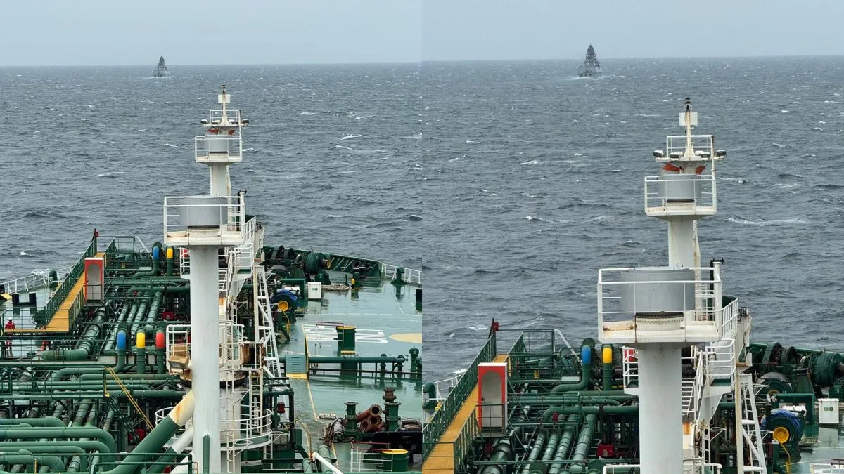 वाडीनार पोर्ट पहुंचा जग वसंत।- India TV Hindi