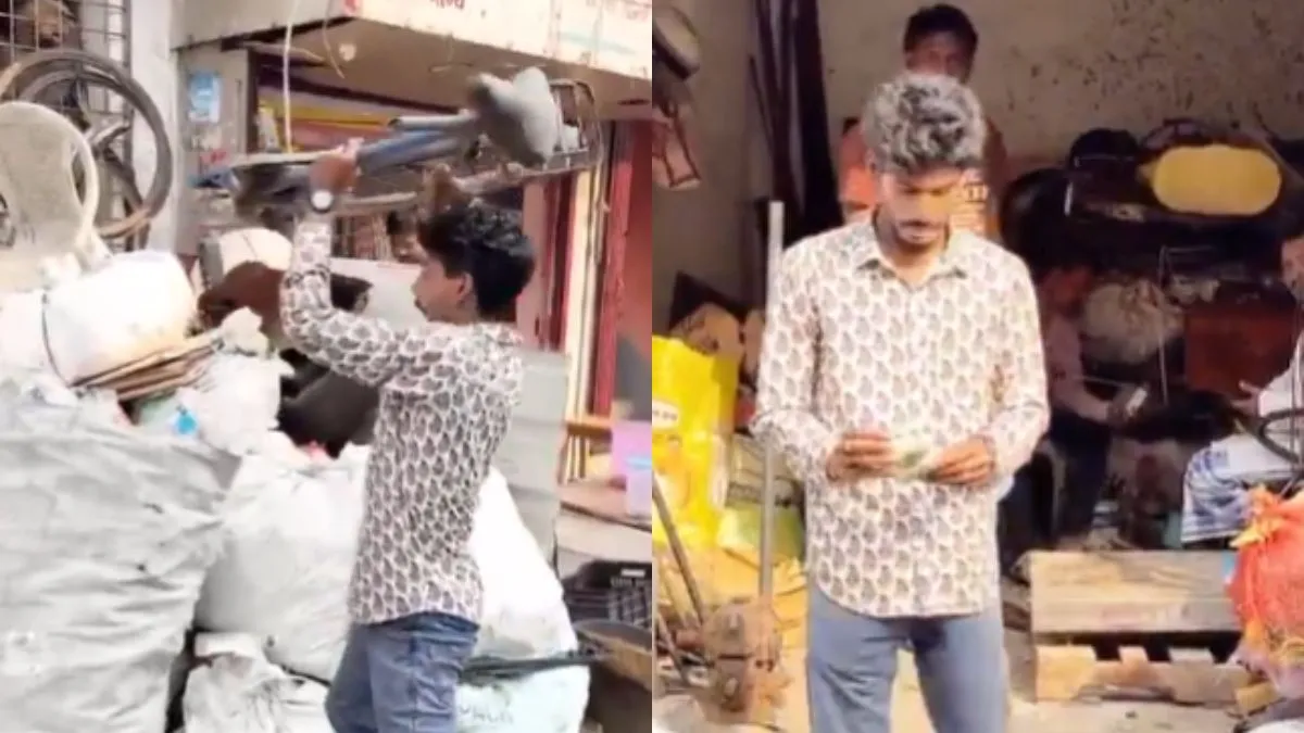 वायरल वीडियो का स्क्रीनशॉट- India TV Hindi