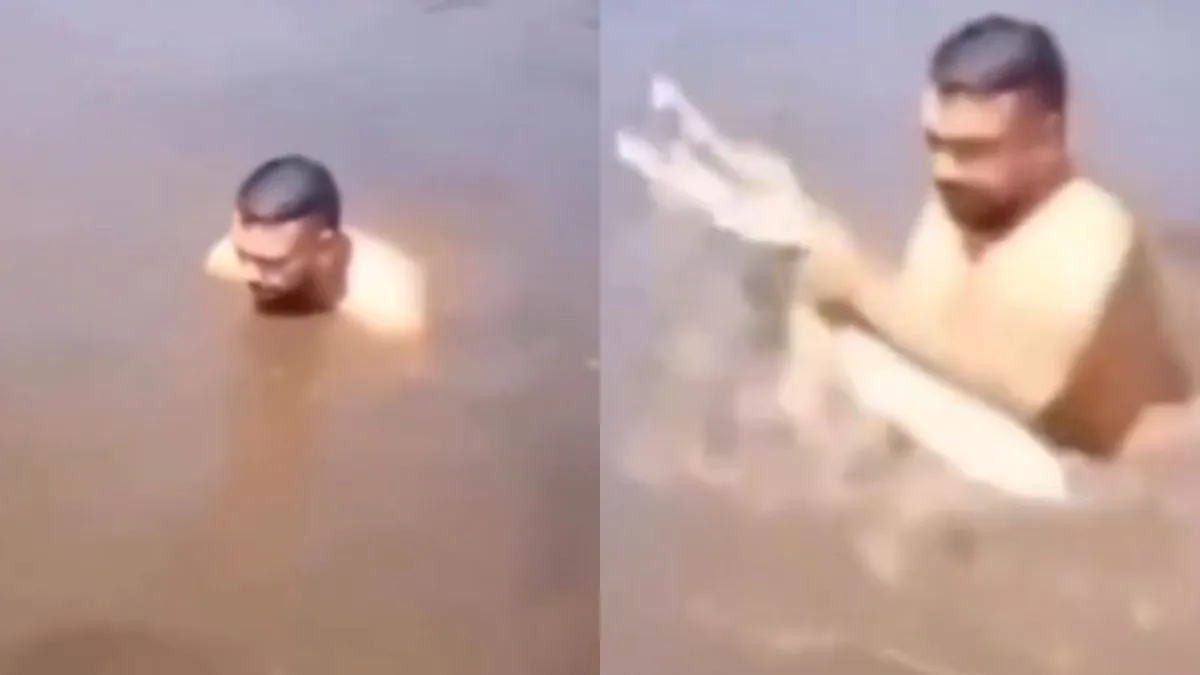 वायरल वीडियो का स्क्रीनशॉट- India TV Hindi