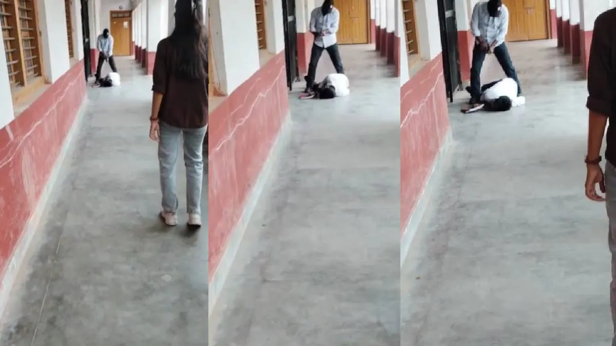 छात्र को गोली मारता दूसरा छात्र- India TV Hindi