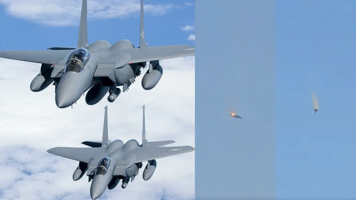 F-15 has crashed in Kuwait- India TV Hindi