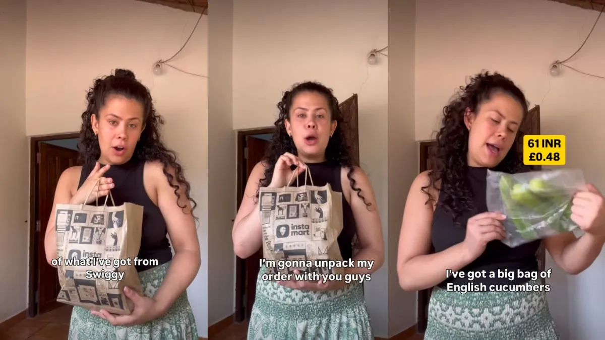 Swiggy Instamart, British Tourist Video, UK Tourist in India, UK Tourist in India, UK Tourist Viral - India TV Hindi