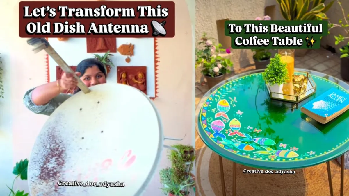 DIY ideas for home decor, beautiful table ideas, asthetic tables video, aaj ka viral video, viral vi- India TV Hindi