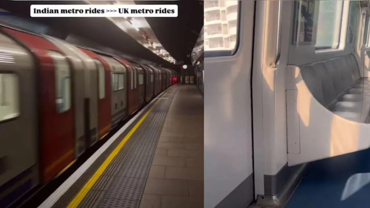 london metro vs bengaluru metro, bengaluru metro viral video, bengaluru metro, viral video, viral ne- India TV Hindi