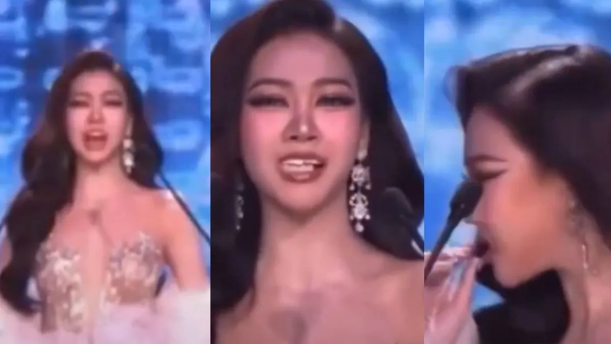 model fake teeth slipped, miss grand thailand contest, viral news, ajab gajab, weird news, viral new- India TV Hindi