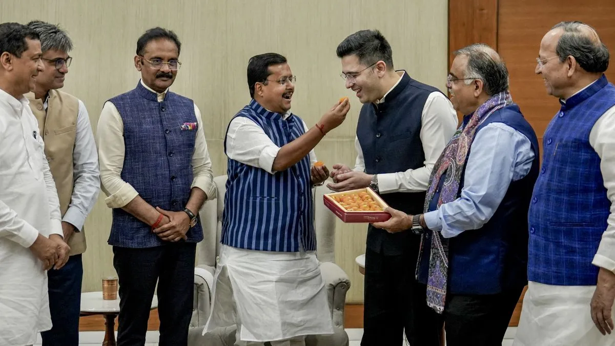 Rajya Sabha number game, AAP MPs join BJP, Raghav Chadha BJP switch- India TV Hindi