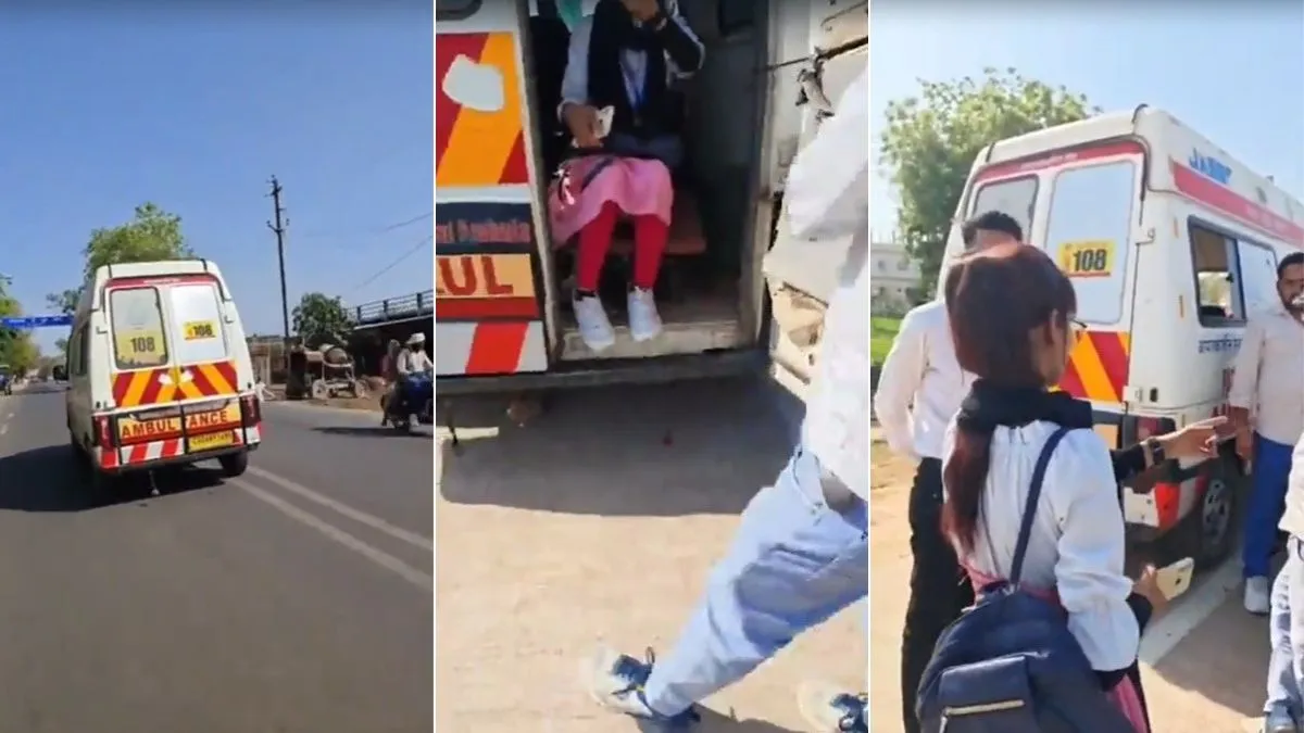 एम्बुलेंस में कॉलेज...- India TV Hindi