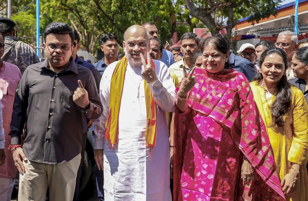 amit shah, voting, Gujarat local voting- India TV Hindi