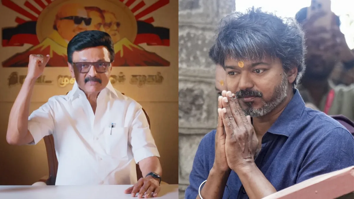 एम.के. स्टालिन और विजय- India TV Hindi