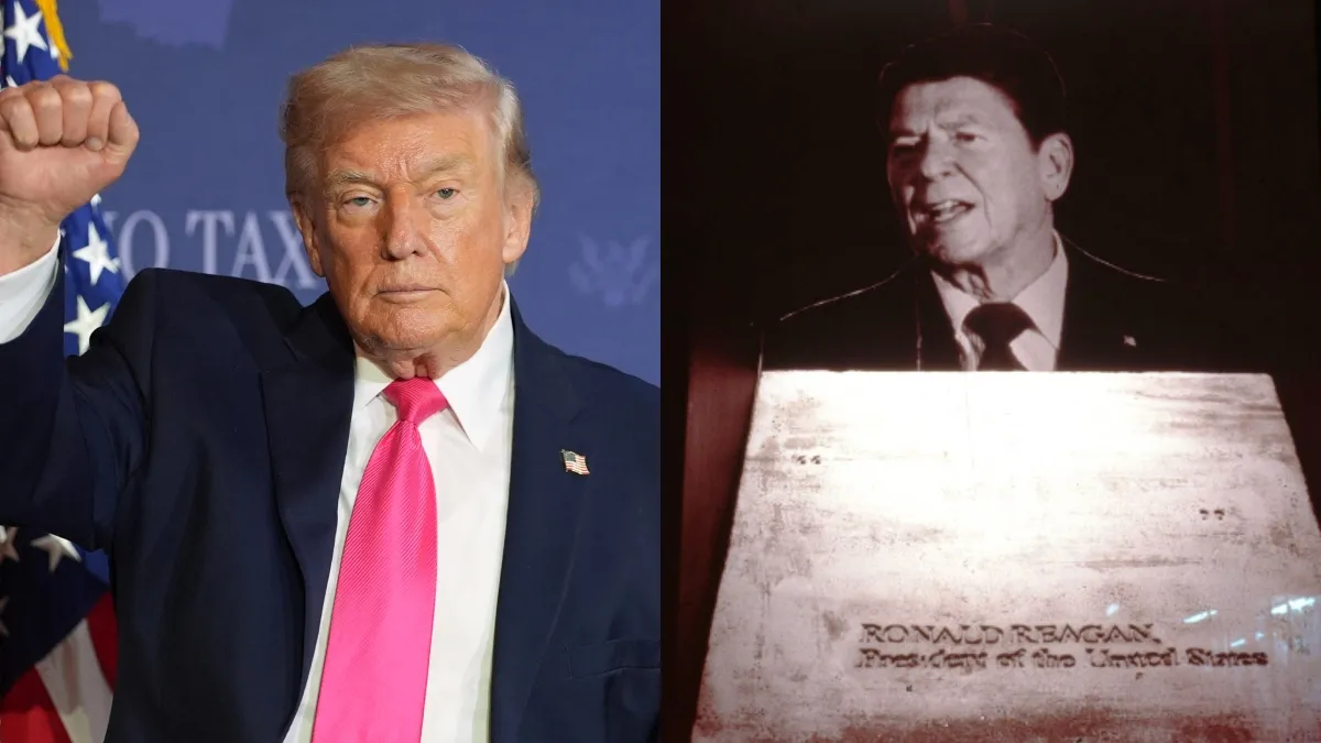 डोनाल्ड ट्रंप और रोनाल्ड रीगन- India TV Hindi