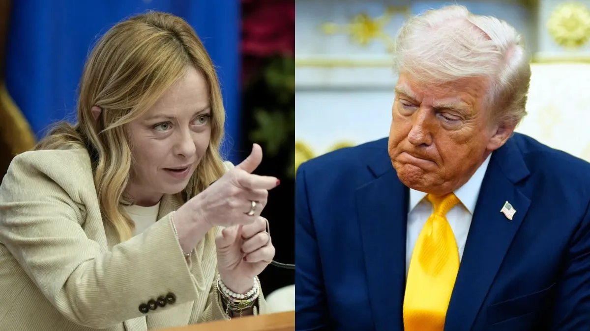 Giorgia Meloni reaction Trump statement, Italy PM supports Pope- India TV Hindi