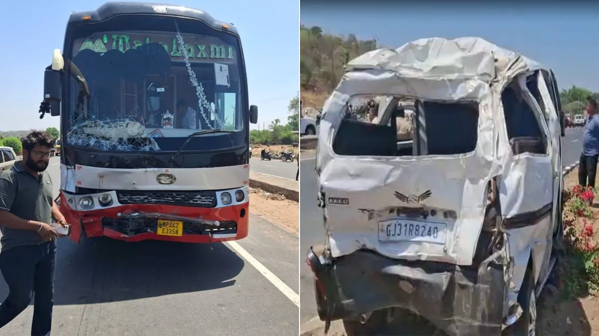 sabarkantha bus car accident- India TV Hindi