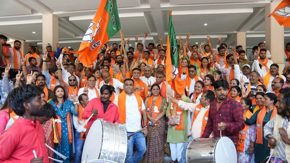 Gujarat civic election results, BJP wins Gujarat 2026, Gujarat municipal corporation results- India TV Hindi