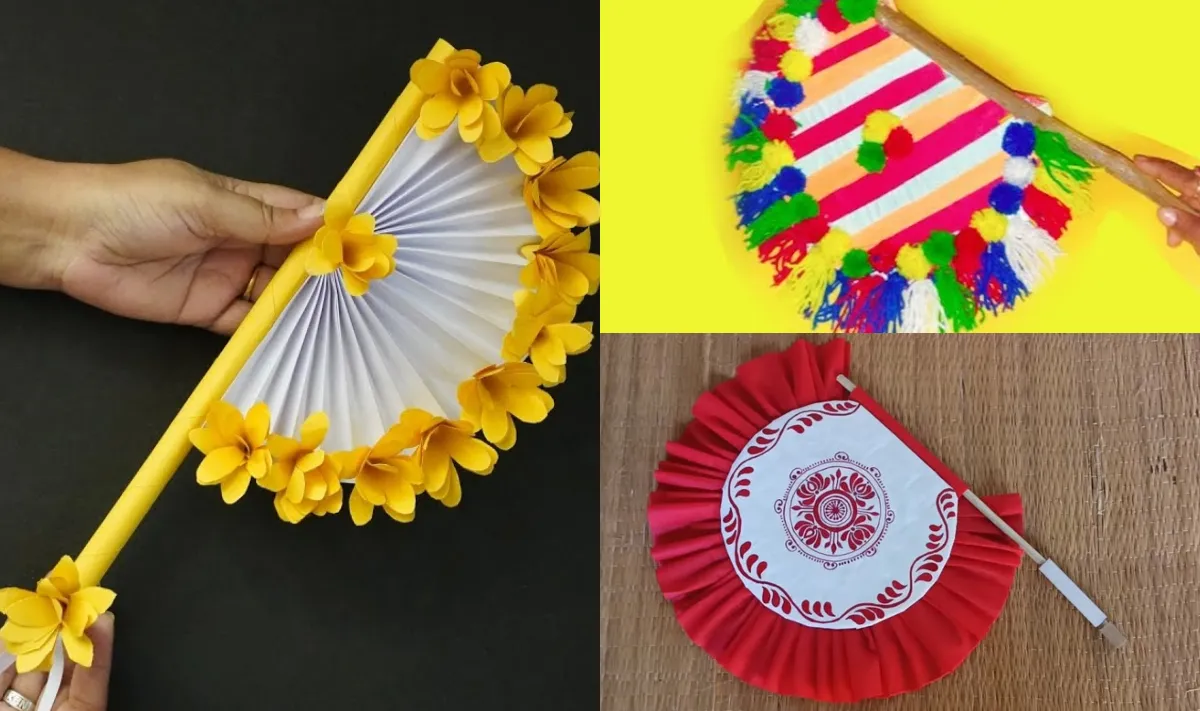 हैंड फैन कैसे बनाएं- India TV Hindi