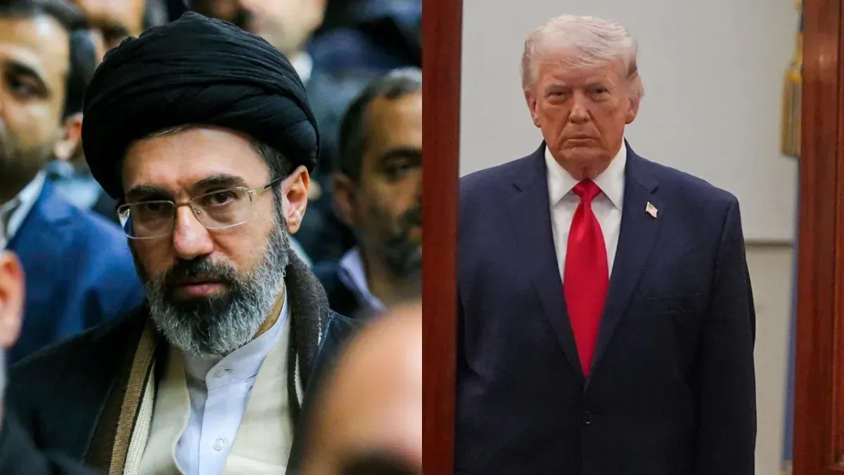 मुजतबा खामेनेई और डोनाल्ड ट्रंप- India TV Hindi