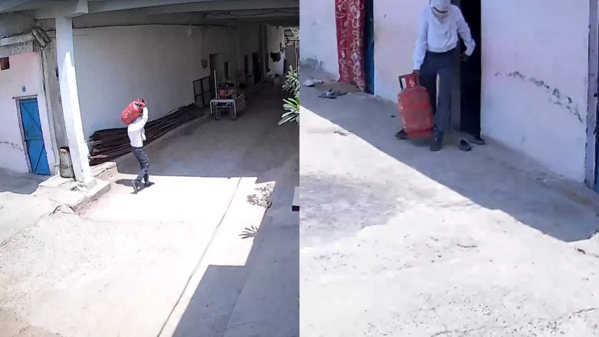 Rewa LPG Cylinder theft- India TV Hindi