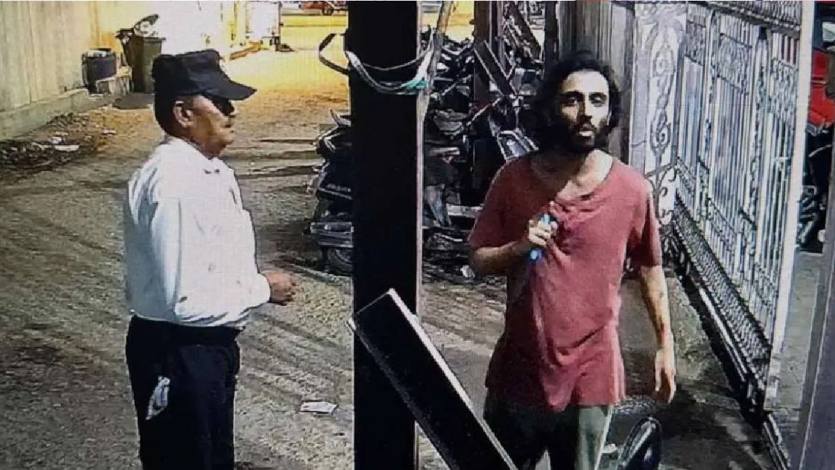 सिक्योरिटी गार्ड सुब्रतो सेन और आरोपी जैब अंसारी की तस्वीर- India TV Hindi