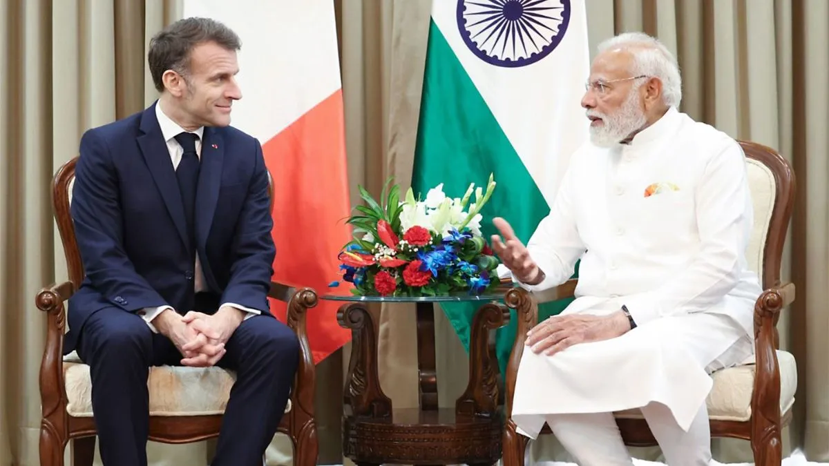 Modi Macron call, India France relations, Strait of Hormuz security- India TV Hindi