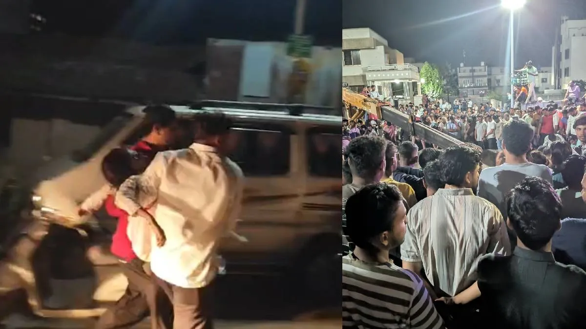 हादसे के शिकार लोगों को अस्पताल ले जाते लोग- India TV Hindi