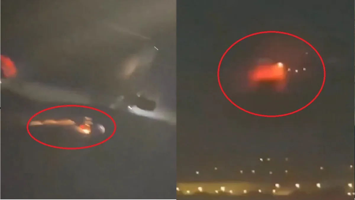 Plane Caught Fire- India TV Hindi