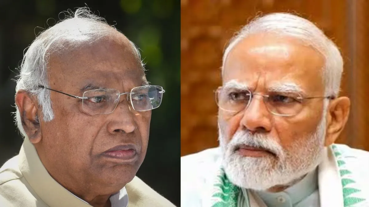 Mallikarjun Kharge And PM Modi- India TV Hindi