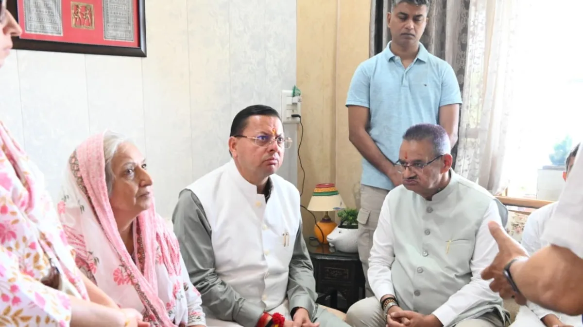 pushkar singh dhami Brigadier Mukesh Joshi - India TV Hindi