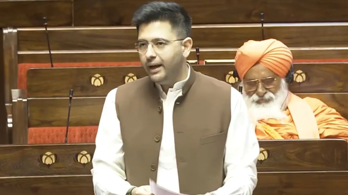 Raghav Chadha speech, Harivansh Rajya Sabha Deputy Chairman, Rajya Sabha news India- India TV Hindi
