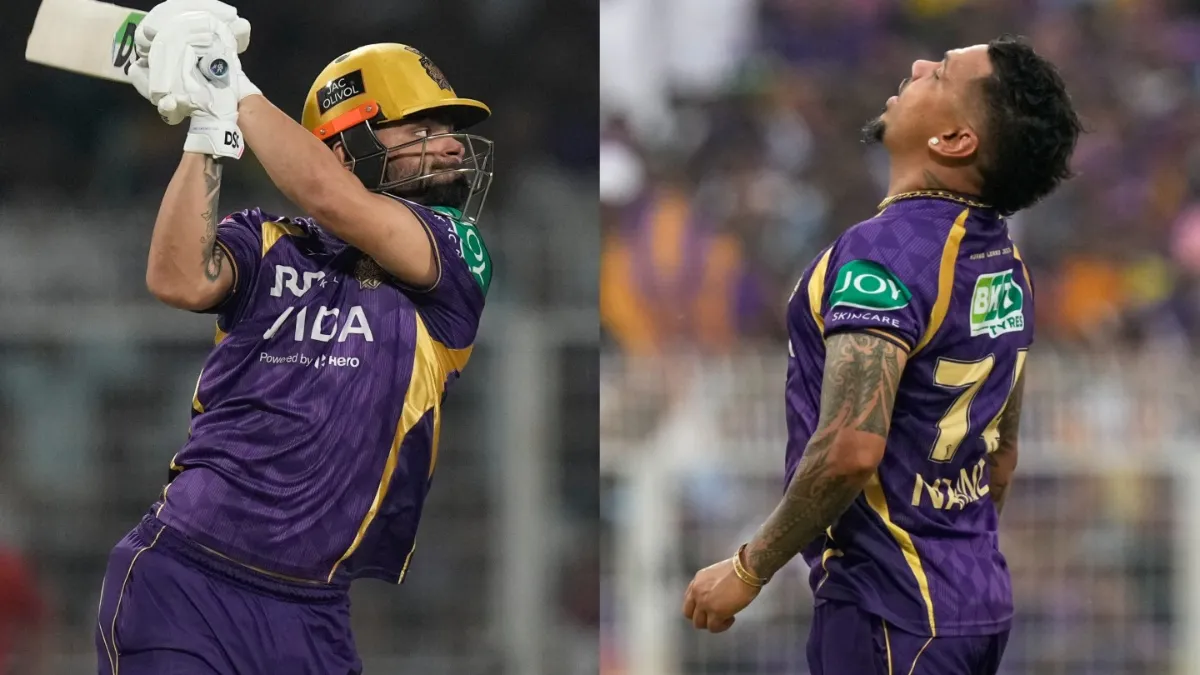 Rinku Singh and Sunil  Narine- India TV Hindi