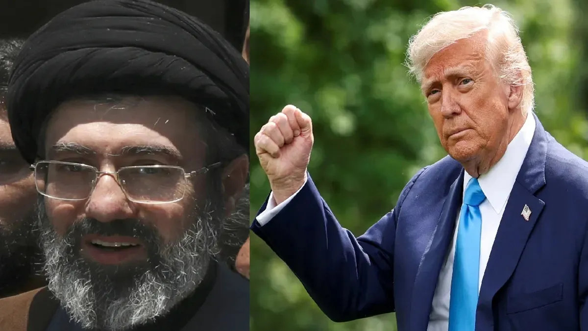 डोनाल्ड ट्रंप और मुज्तबा खामेनेई- India TV Hindi