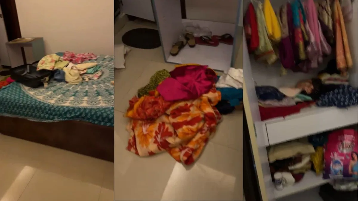 खुद को मेड बताकर घर में घुसी महिला। - India TV Hindi