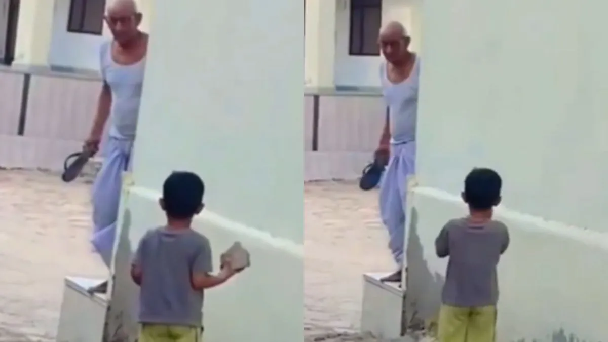 वायरल वीडियो का स्क्रीनशॉट- India TV Hindi