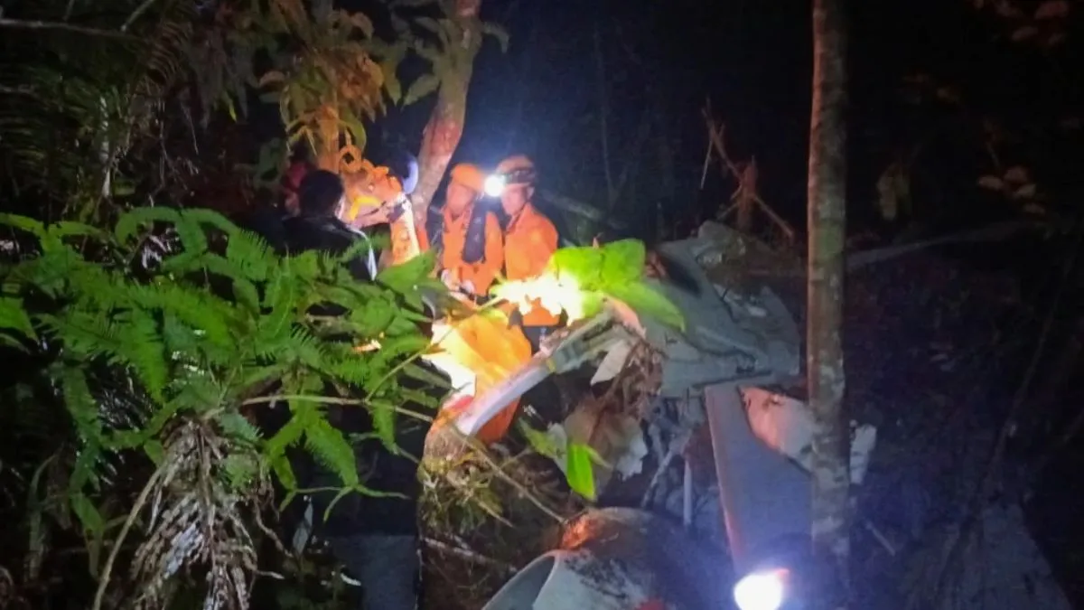 इंडोनेशिया में क्रैश हुआ हेलीकॉप्टर। - India TV Hindi