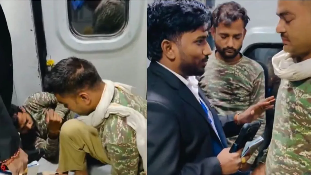 TTE viral video, Indian Army jawans on train, TTE kindness, Indian Railways heartwarming story, elec- India TV Hindi