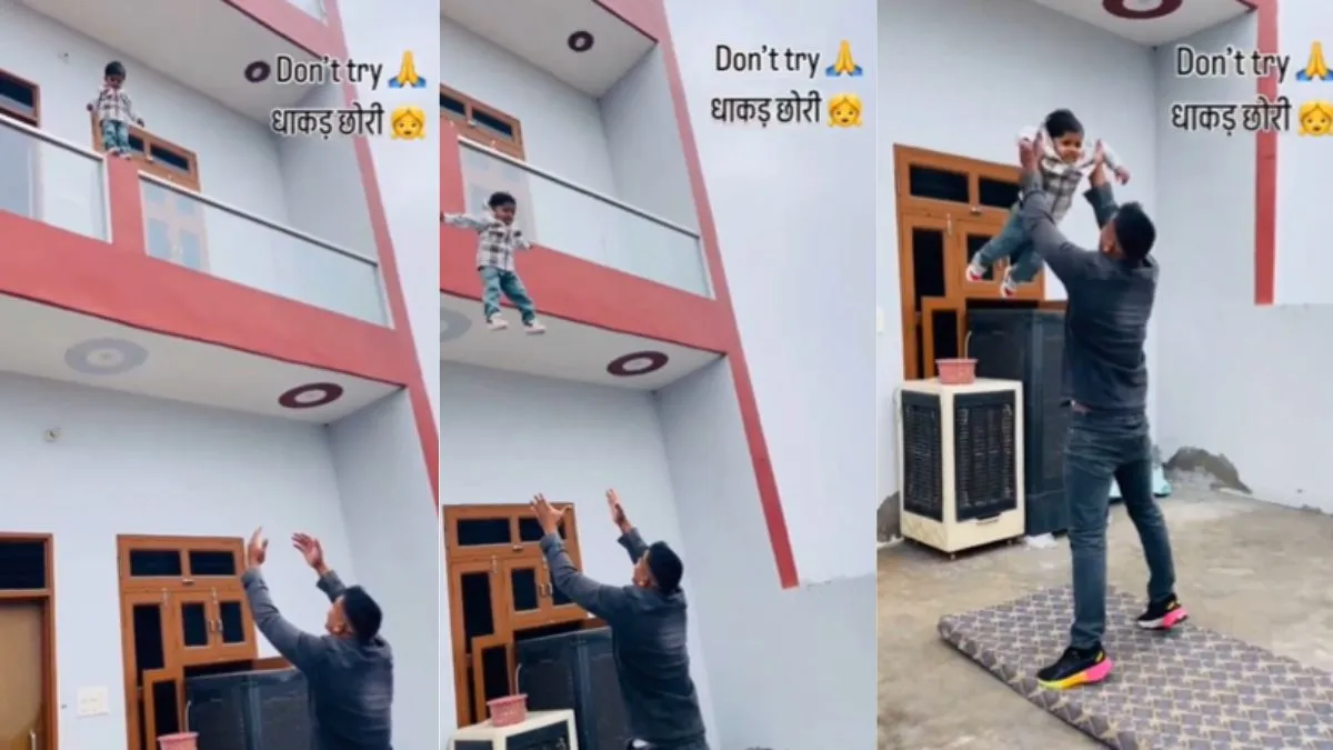 Stunt Video, Father Daughter Video, Aaj Ka Viral Video, Viral Video, Viral News, News in Hindi, Indi- India TV Hindi