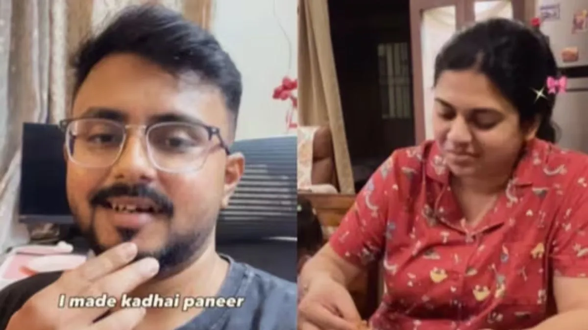 Husband Wife Video, Husband Surprises Wife Video, Aaj Ka Viral Video, Viral Video, Viral News, News - India TV Hindi