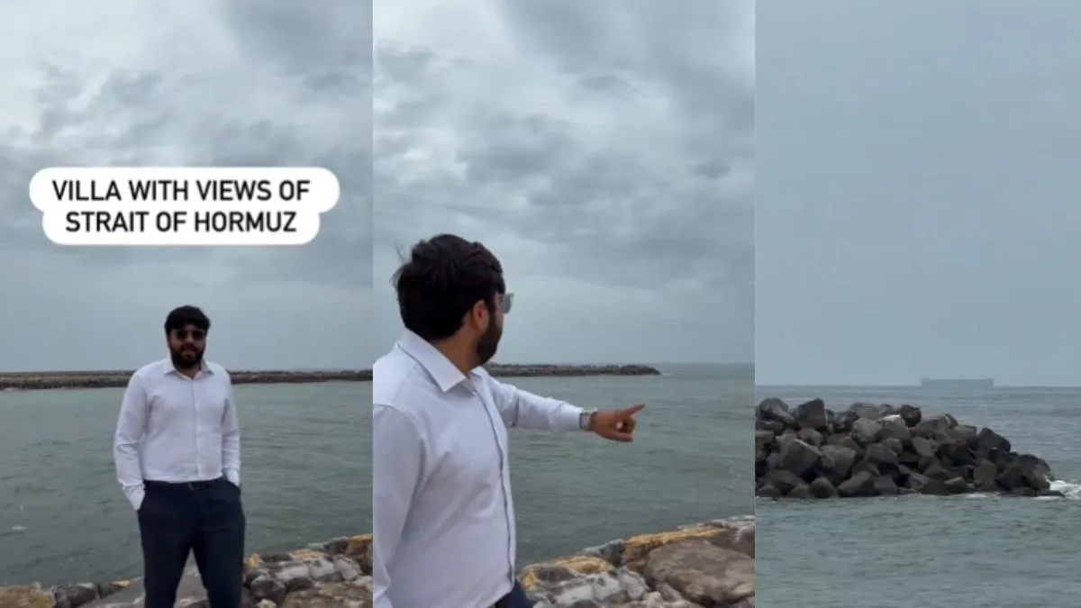 Strait of Hormuz Video, Strait of Hormuz Property Rates, Aaj Ka Viral Video , Dubai realtor viral vi- India TV Hindi