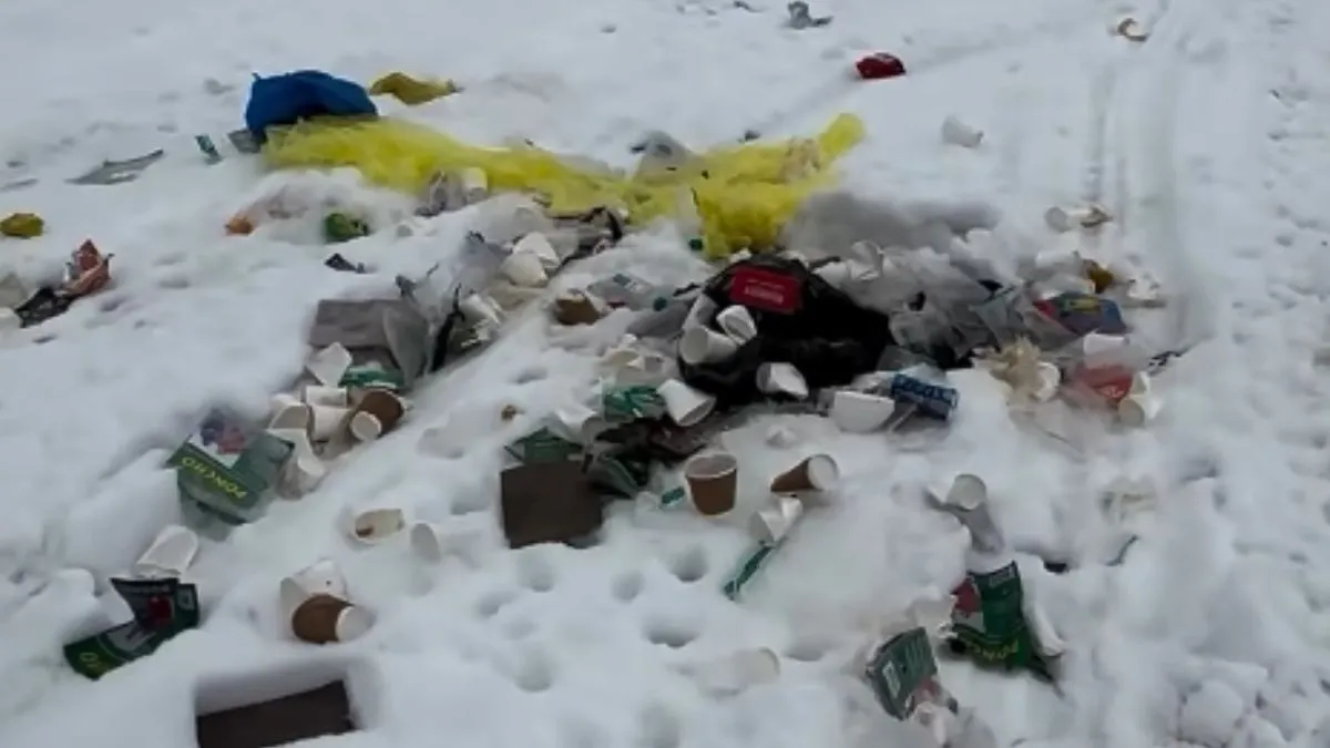 Kashmir Snow Video, Kashmir Snowfall video, Kashmir Gulmarg Video, Aaj Ka Viral Video, Viral Video, - India TV Hindi