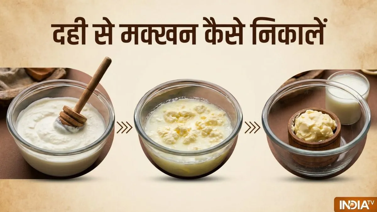दही से मक्खन कैसे निकालें? - India TV Hindi