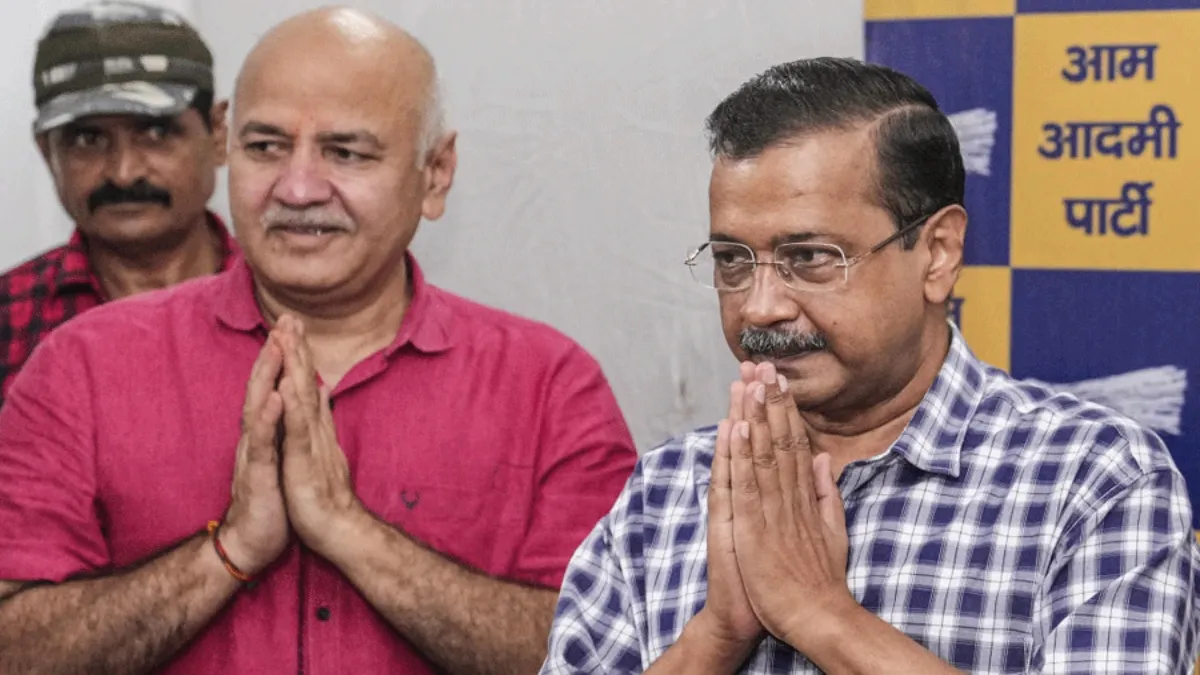 अरविंद केजरीवाल और मनीष सिसोदिया- India TV Hindi