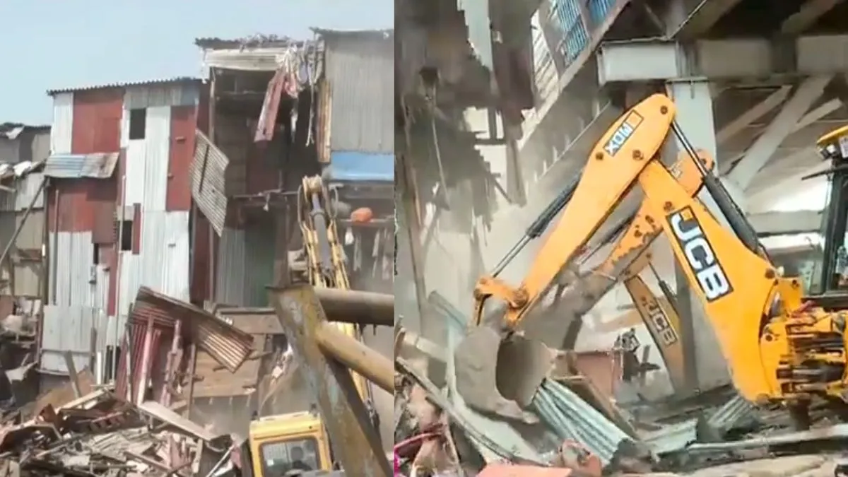 bandra bulldozer action- India TV Hindi