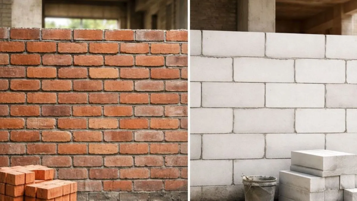 Red Bricks, clay bricks, red clay bricks, clay red bricks, AAC Block, red brick vs aac block, differ- India TV Hindi