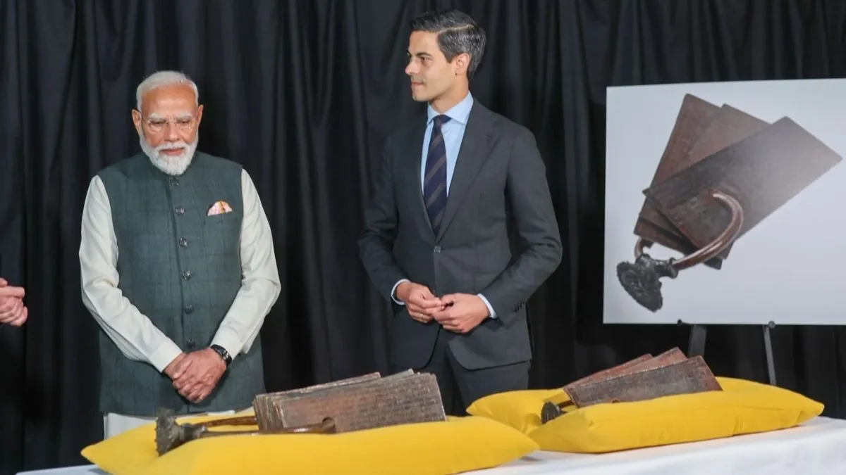 Chola copper plates returned- India TV Hindi