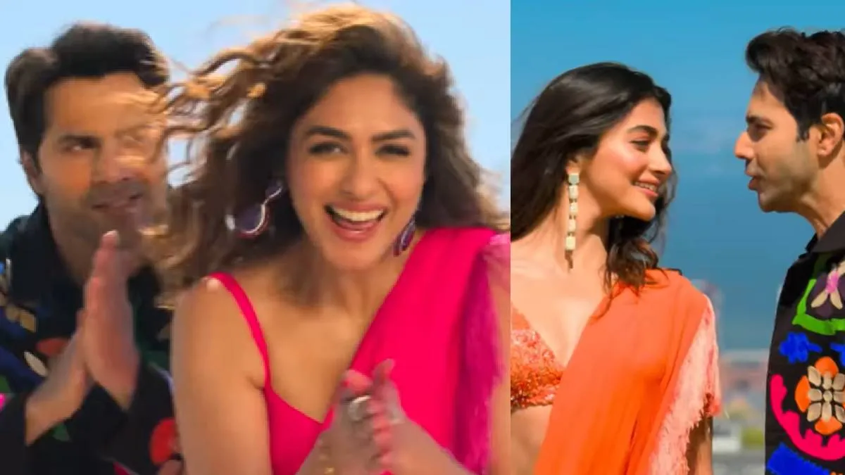 Varun Dhawan, Mrunal Thakur And Pooja Hegde- India TV Hindi