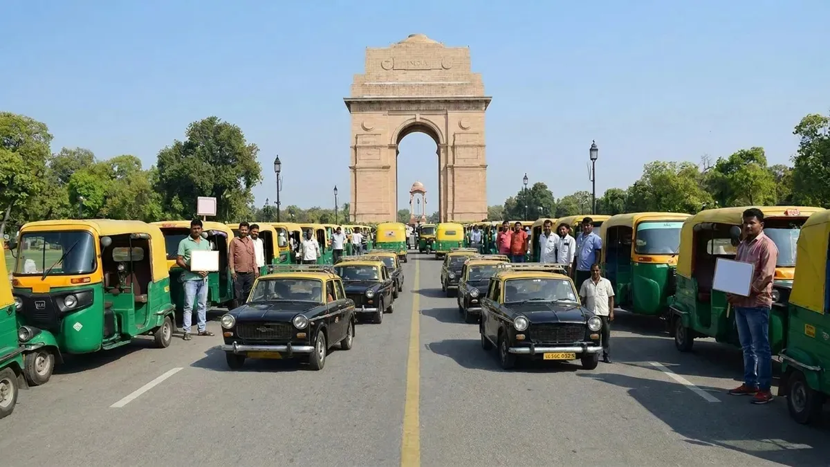 delhi auto taxi union strike- India TV Hindi
