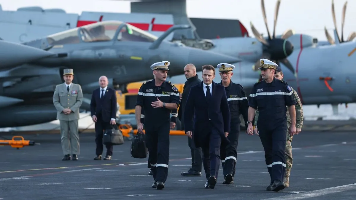 France Navy Deployment, Hormuz Strait Crisis, Red Sea Naval Mission, Charles de Gaulle Aircraft Carr- India TV Hindi