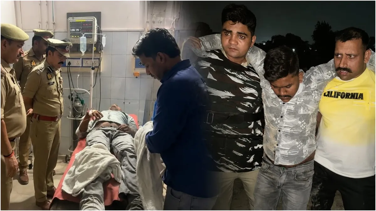 kanpur father son killed accused encounter- India TV Hindi